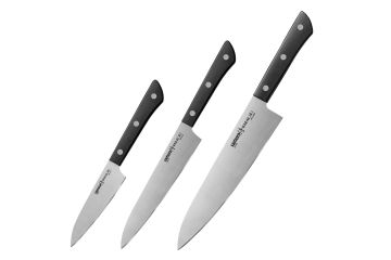 Samura HARAKIRI Sada 3 nožů (černá) (SHR-0220B)