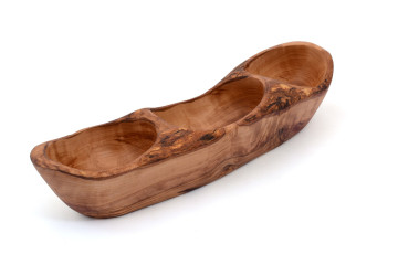 Arte Legno - rustikální trojmiska 33x10x7 cm (HED33)