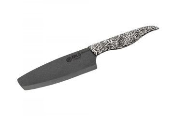 Samura INCA Nakiri keramický nůž 16,5 cm s čepelí z černé zirkonie (SIN-0043B)