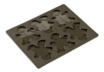 Lurch - Flexiform - silikonová forma na pečení "pan perníček" - hnědá (00065014)
