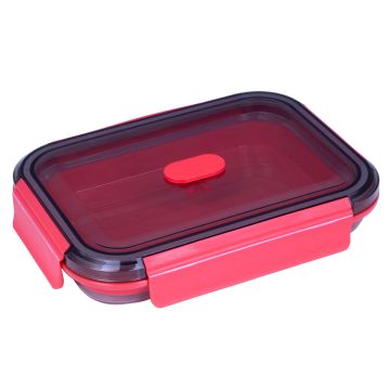 Lurch - skládací box silikonový frozen pink 800ml