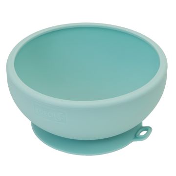 Lurch - dětská silikonová miska mint