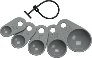 Lurch - Silikonová 5ti dílná sada odměrných lžic