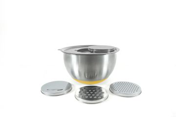 Sada 3 nerezových misek + 3 integrovaná struhadla